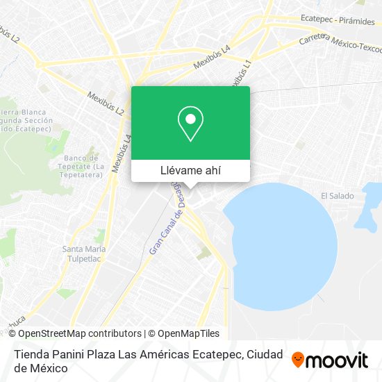 Mapa de Tienda Panini Plaza Las Américas Ecatepec