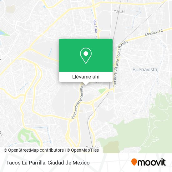 Mapa de Tacos La Parrilla