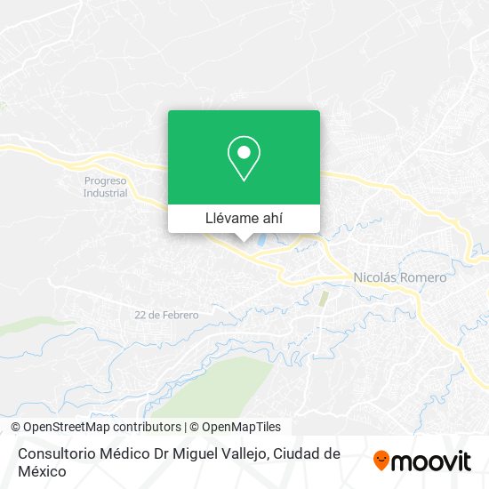 Mapa de Consultorio Médico Dr Miguel Vallejo