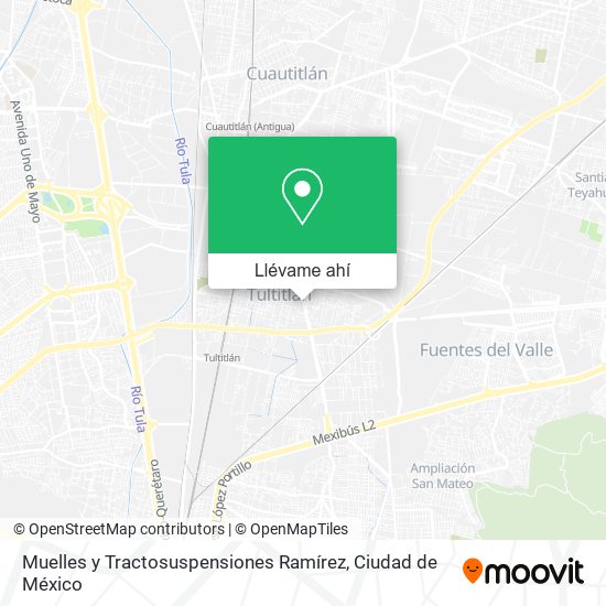 Mapa de Muelles y Tractosuspensiones Ramírez