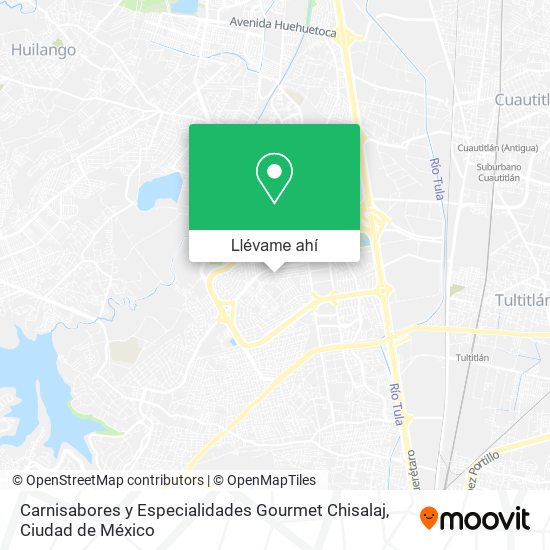Mapa de Carnisabores y Especialidades Gourmet Chisalaj