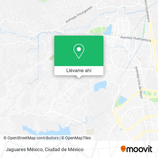 Mapa de Jaguares México