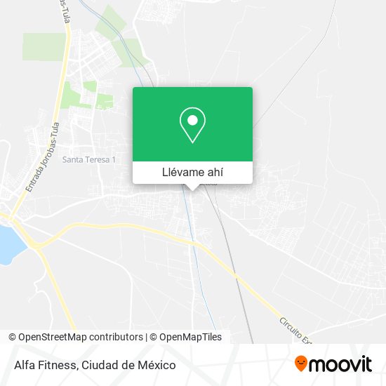 Mapa de Alfa Fitness