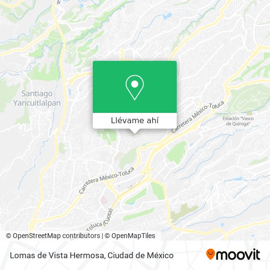 Mapa de Lomas de Vista Hermosa