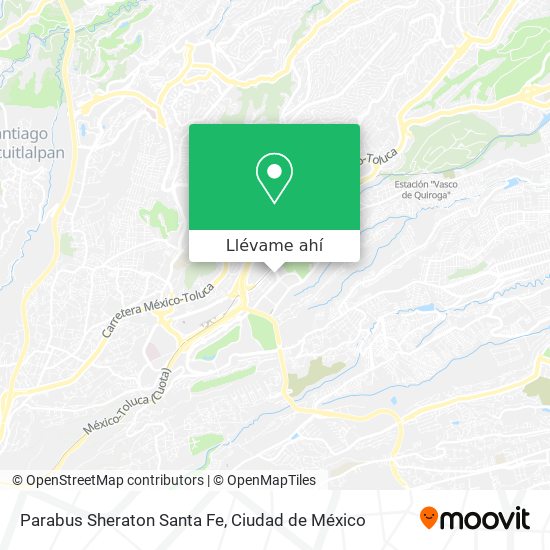 Mapa de Parabus Sheraton Santa Fe