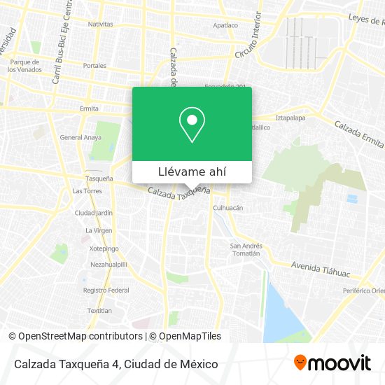 Mapa de Calzada Taxqueña 4