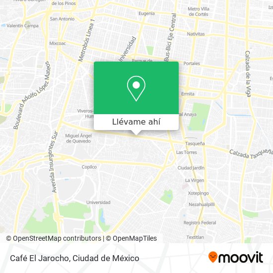 Mapa de Café El Jarocho