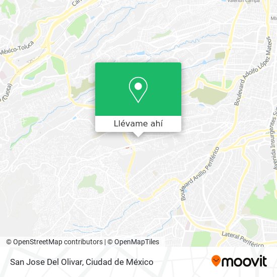 Mapa de San Jose Del Olivar