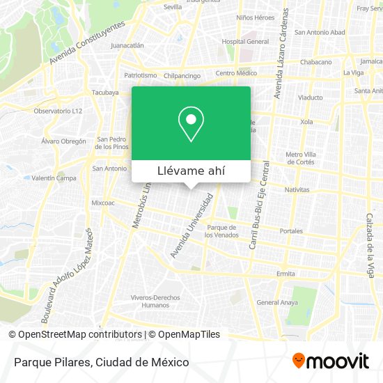 Mapa de Parque Pilares