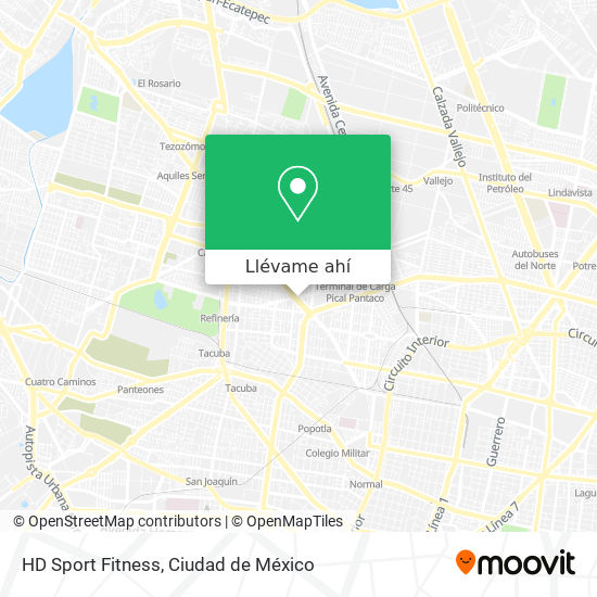 Mapa de HD Sport Fitness