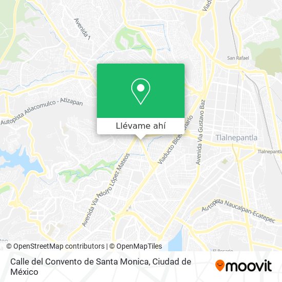 Mapa de Calle del Convento de Santa Monica