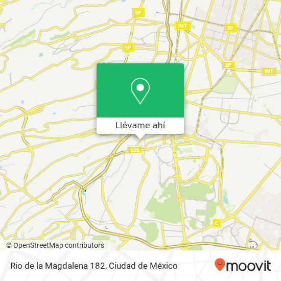 Mapa de Rio de la Magdalena 182