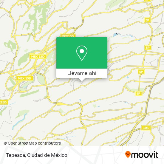 Mapa de Tepeaca