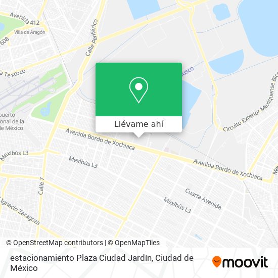 Mapa de estacionamiento Plaza Ciudad Jardín