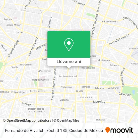 Mapa de Fernando de Alva Ixtlilxóchitl 185