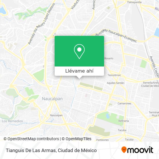 Mapa de Tianguis De Las Armas