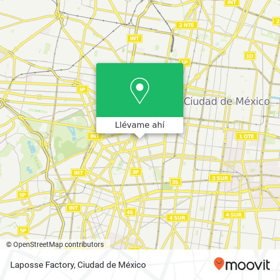 Mapa de Laposse Factory