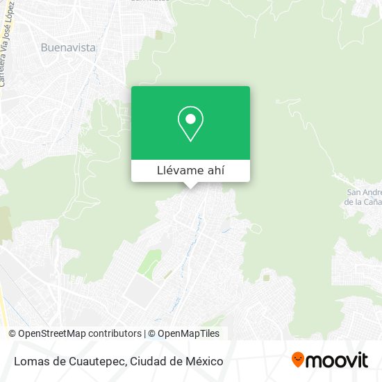 Mapa de Lomas de Cuautepec