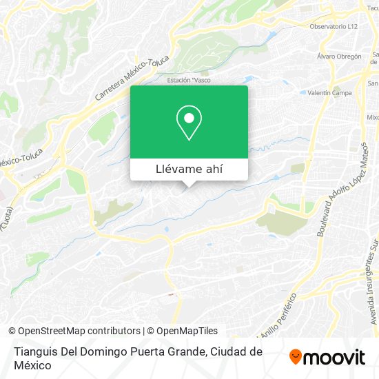 Mapa de Tianguis Del Domingo Puerta Grande
