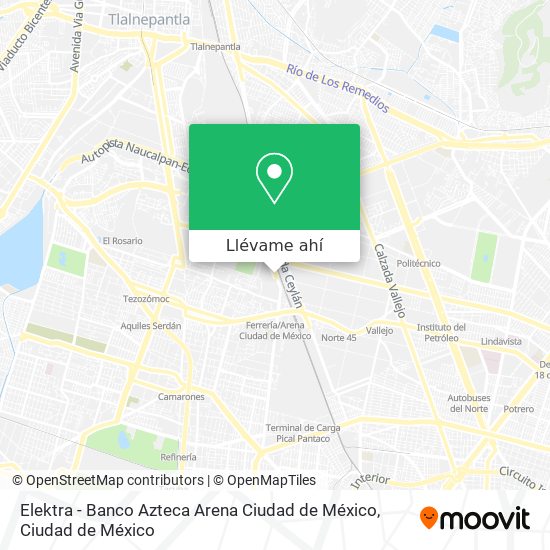 Mapa de Elektra - Banco Azteca Arena Ciudad de México