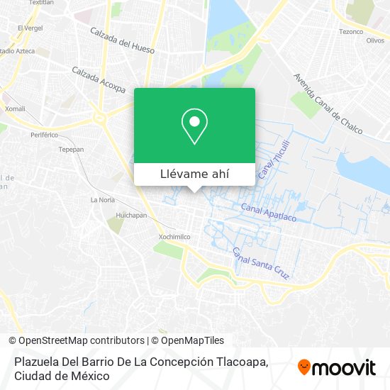 Mapa de Plazuela Del Barrio De La Concepción Tlacoapa