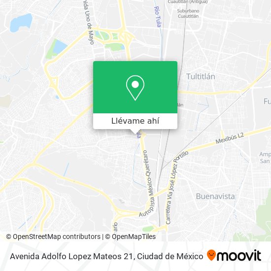 Mapa de Avenida Adolfo Lopez Mateos 21