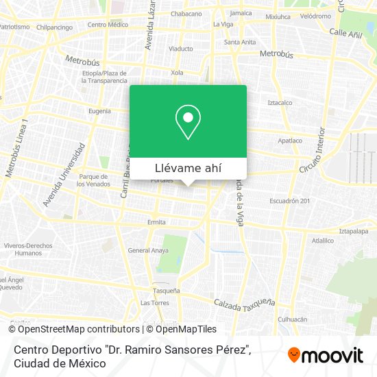 Mapa de Centro Deportivo "Dr. Ramiro Sansores Pérez"