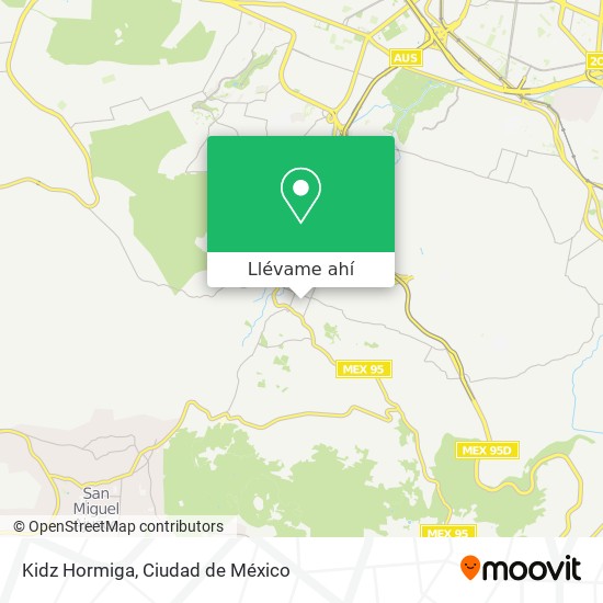 Mapa de Kidz Hormiga