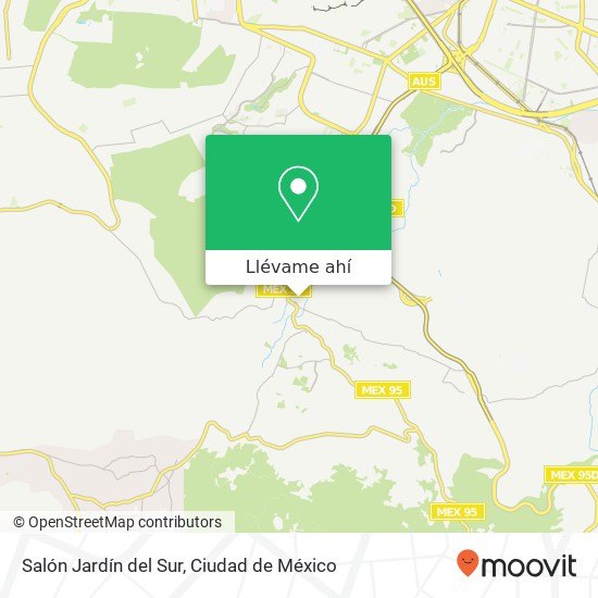 Mapa de Salón Jardín del Sur