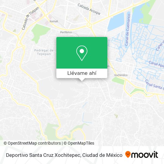 Mapa de Deportivo Santa Cruz Xochitepec