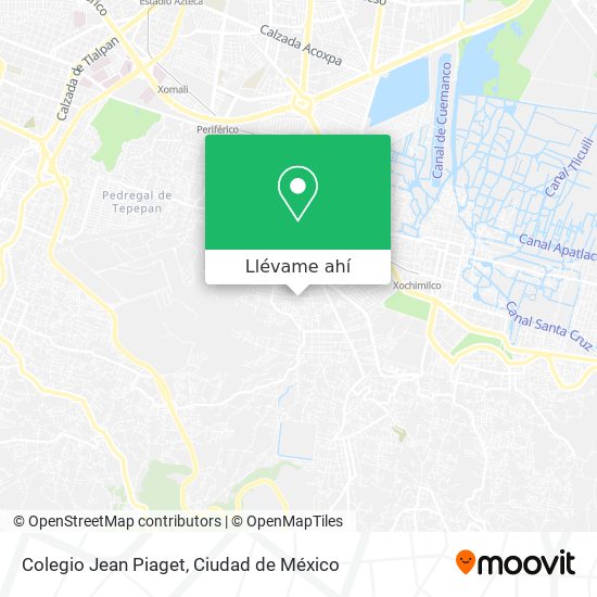 Mapa de Colegio Jean Piaget