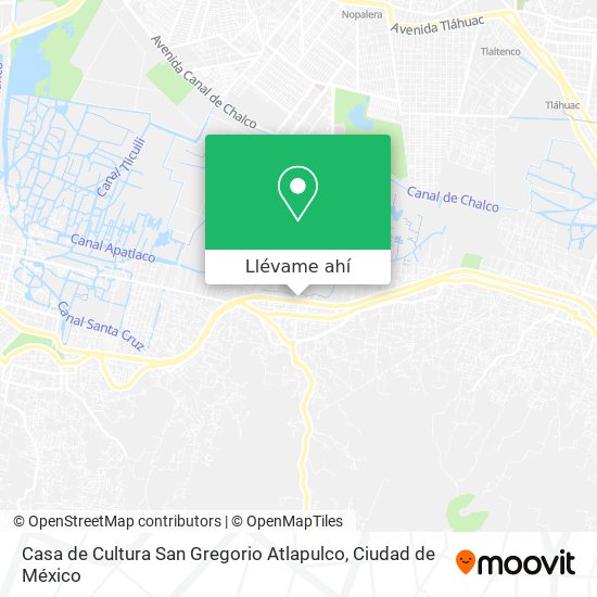 Mapa de Casa de Cultura San Gregorio Atlapulco