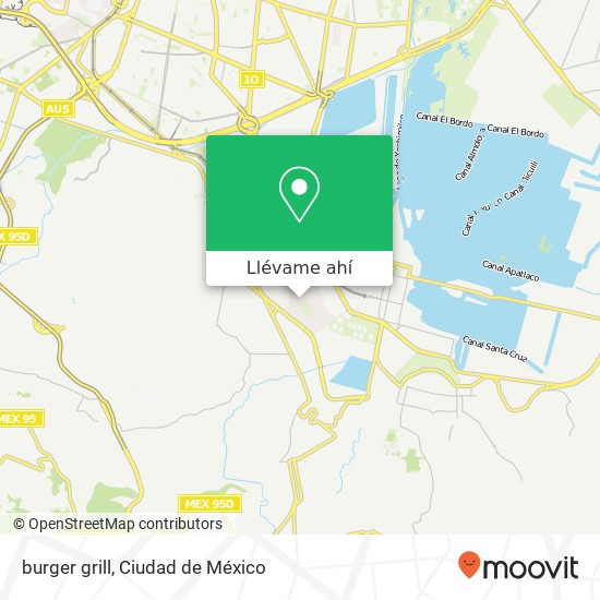 Mapa de burger grill