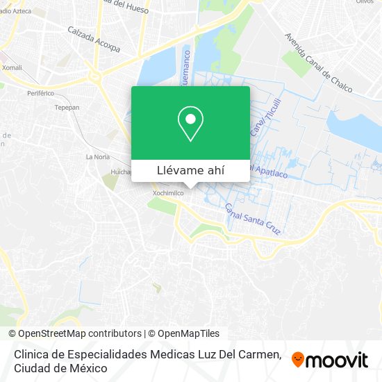Mapa de Clinica de Especialidades Medicas Luz Del Carmen