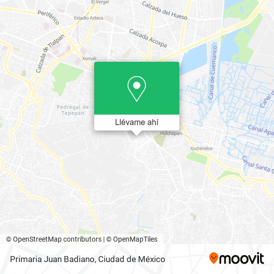 Mapa de Primaria Juan Badiano