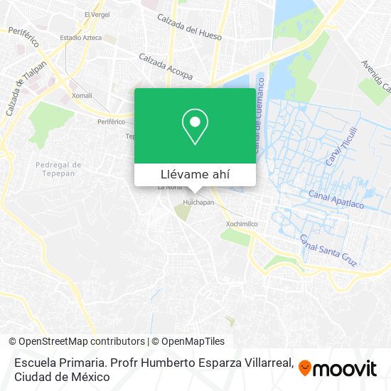 Mapa de Escuela Primaria. Profr Humberto Esparza Villarreal
