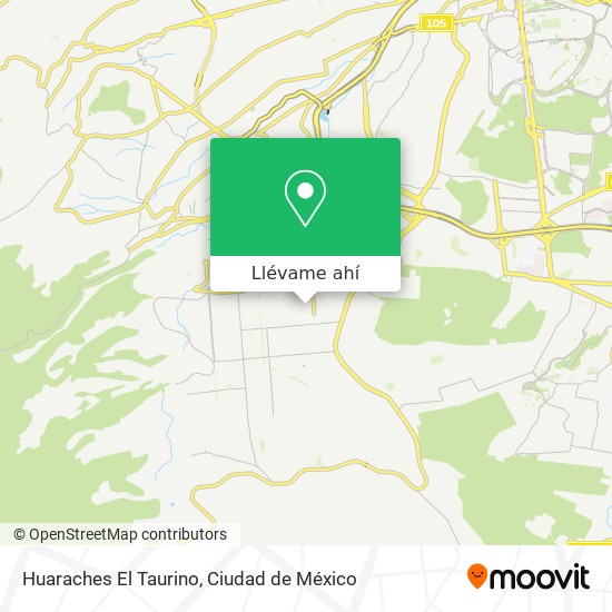 Mapa de Huaraches El Taurino