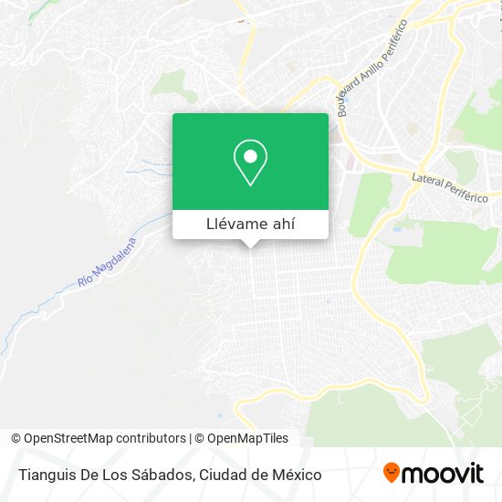 Mapa de Tianguis De Los Sábados