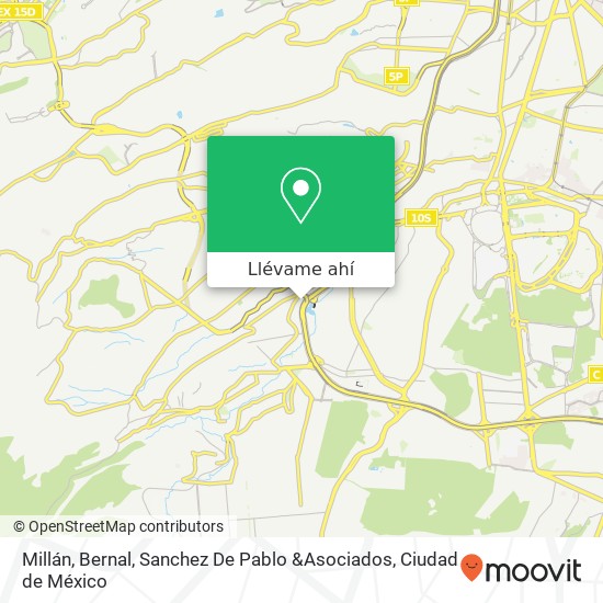 Mapa de Millán, Bernal, Sanchez De Pablo &Asociados