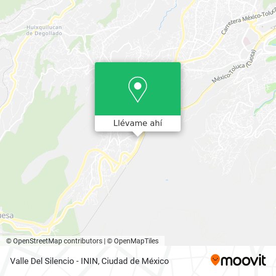 Mapa de Valle Del Silencio - ININ