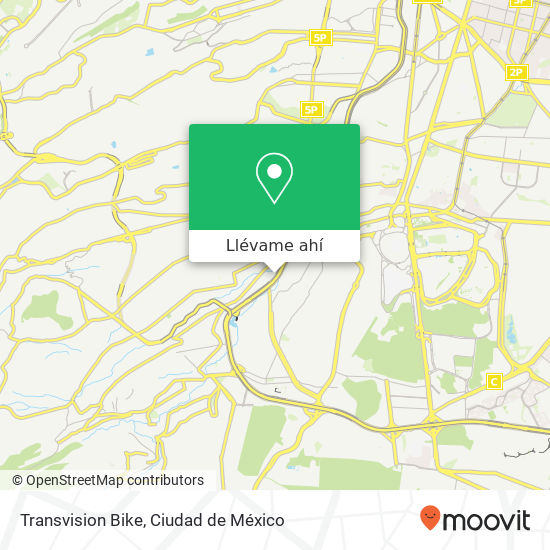 Mapa de Transvision Bike