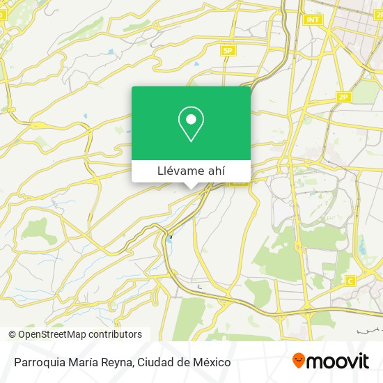Mapa de Parroquia María Reyna