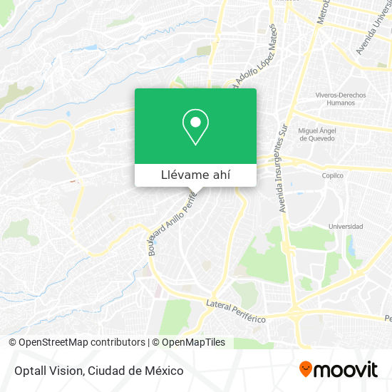 Mapa de Optall Vision