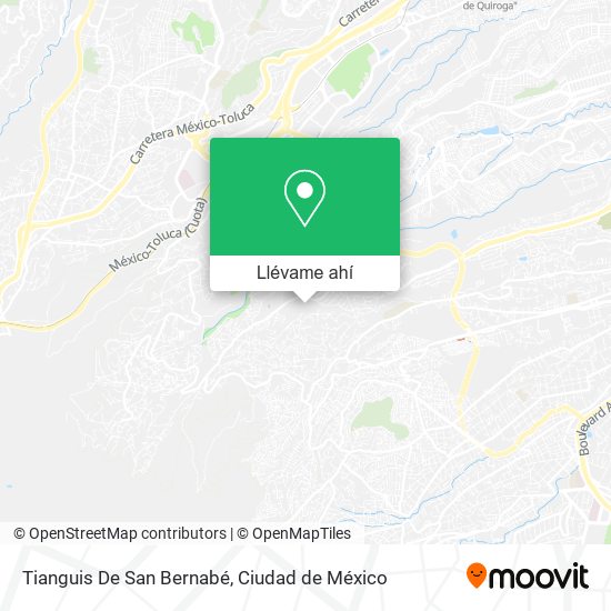 Mapa de Tianguis De San Bernabé