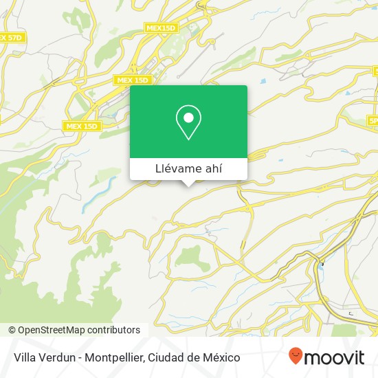 Mapa de Villa Verdun - Montpellier
