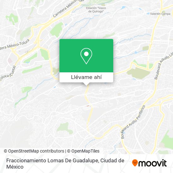 Mapa de Fraccionamiento Lomas De Guadalupe