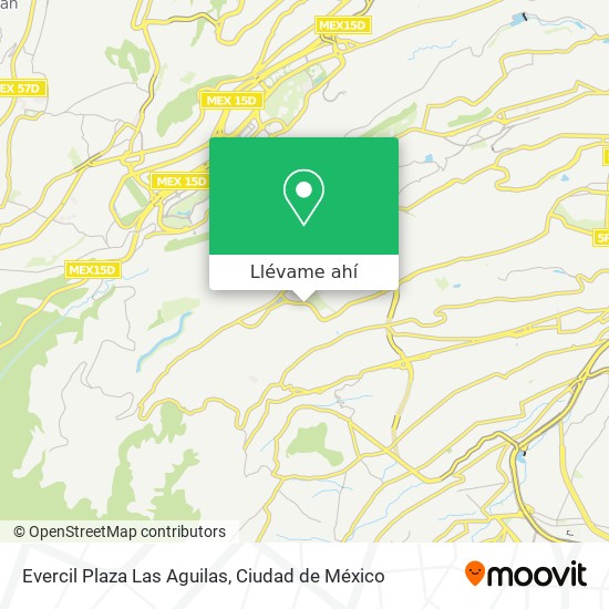Mapa de Evercil Plaza Las Aguilas