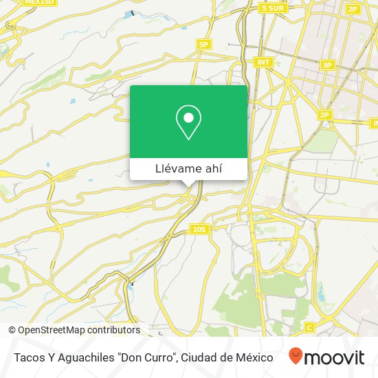 Mapa de Tacos Y Aguachiles "Don Curro"