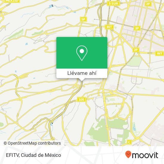 Mapa de EFITV