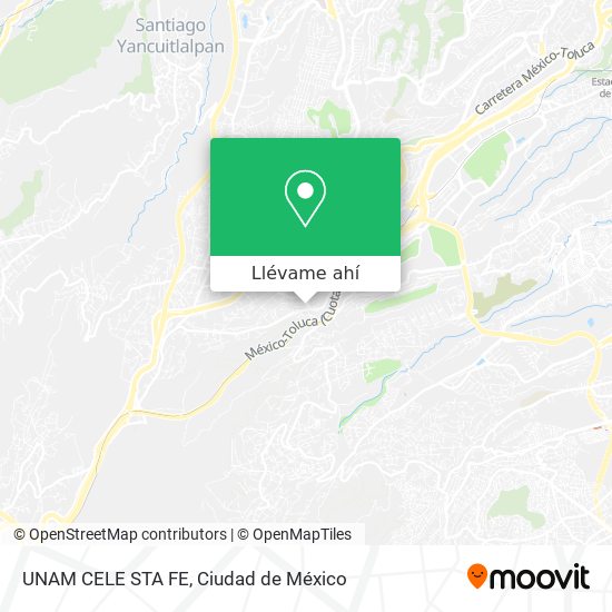 Mapa de UNAM CELE STA FE